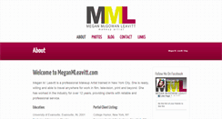 Desktop Screenshot of meganmleavitt.com